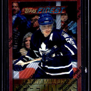 1996-97 Topps Finest Defenders-Larry Murphy- # 42- Toronto Maple Leafs