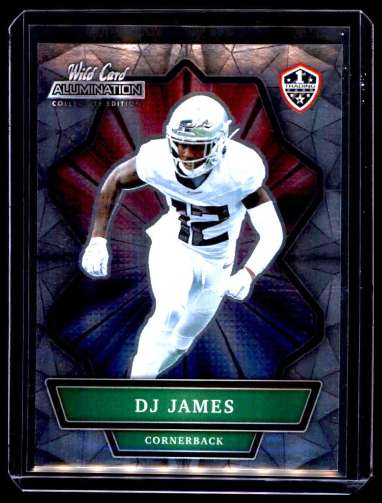 2021 Wild Card Alumination NIL Football D.J. James #ANBC-22 Oregon Ducks