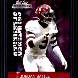 2021 Alumination NIL Collegiate Edition Splintered Red Jordan Battle #ANSP-19