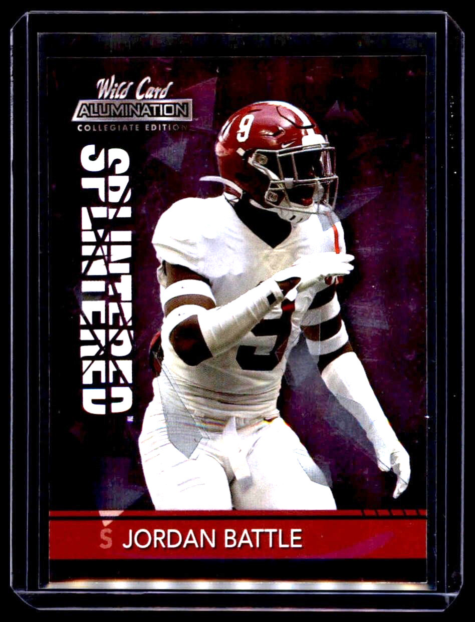 2021 Alumination NIL Collegiate Edition Splintered Red Jordan Battle #ANSP-19