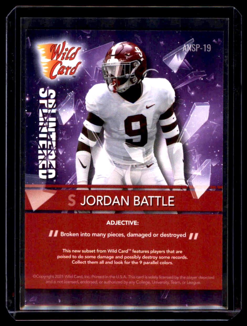 2021 Alumination NIL Collegiate Edition Splintered Red Jordan Battle #ANSP-19 - Image 2