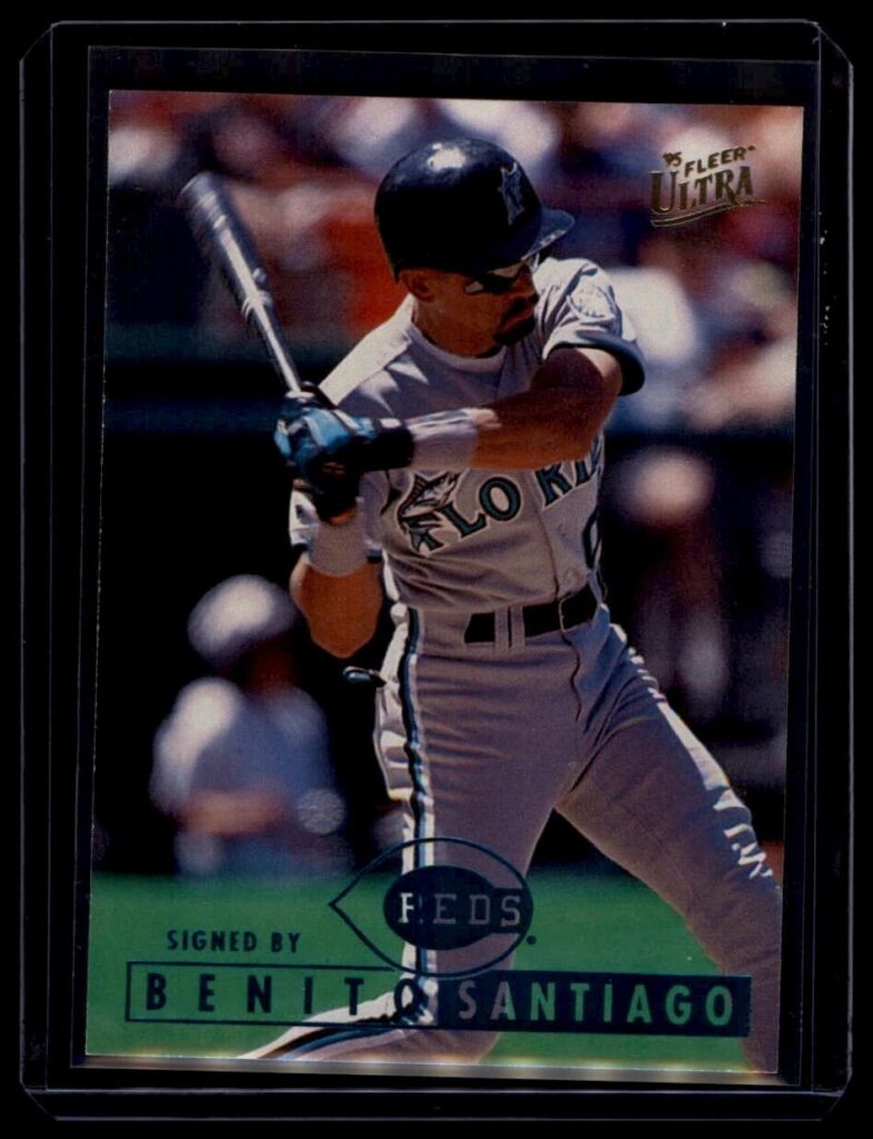 1995 Fleer Ultra #383 Benito Santiago Florida Marlins