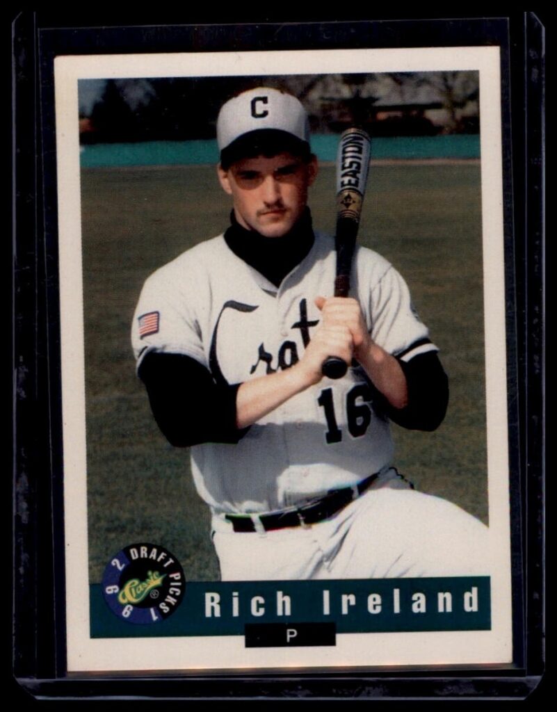 1992 Classic Draft Picks #72 Rich Ireland Miami Marlins Rookie