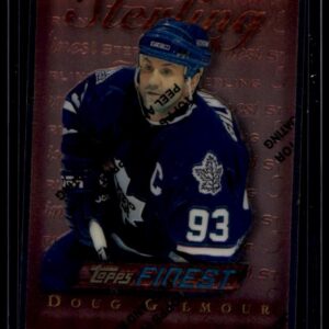 1995-96 Topps Finest Bronze Doug Gilmour #170 w/coating - Toronto Maple Leafs