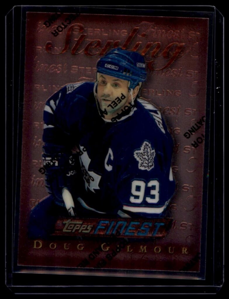 1995-96 Topps Finest Bronze Doug Gilmour #170 w/coating - Toronto Maple Leafs