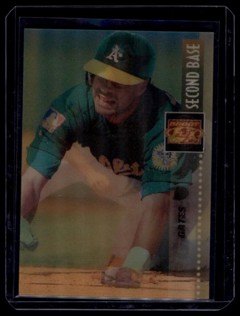 1995 Sportflix #101 Brent Gates Oakland Athletics