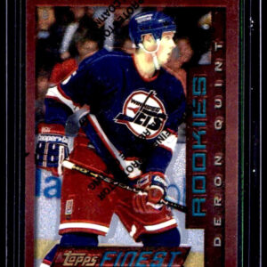 1995-96 Topps Finest Bronze- Deron Quint #101 Winnipeg Jets
