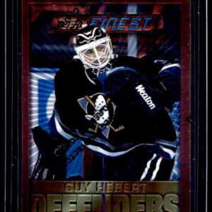 1995-96 Topps Finest with Coating - Guy Hebert #122 Mighty Ducks of Anaheim