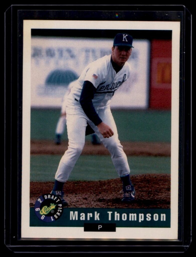 1992 Classic Draft Picks #47 Mark Thompson Seattle Mariners