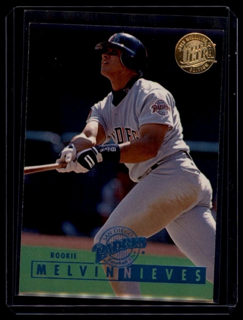 1995 Fleer Ultra Gold Medallion - Melvin Nieves #440 San Diego Padres Baseball