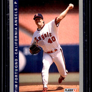 1993 Fleer - Tim Fortugno #572 California Angels