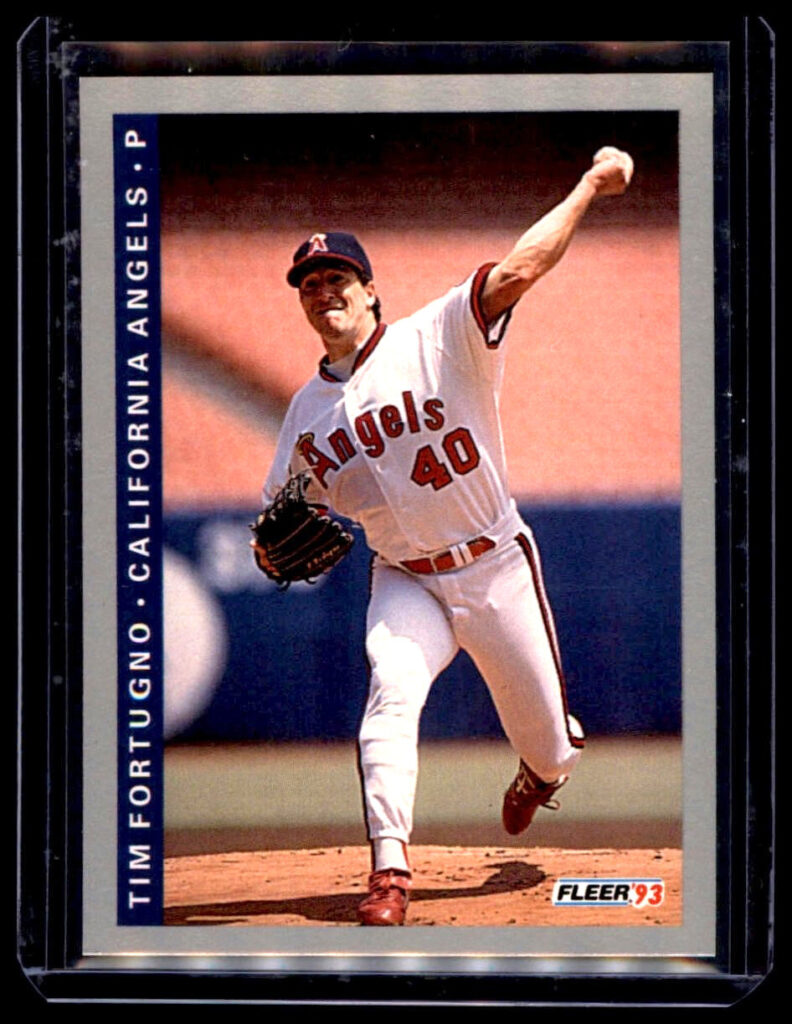 1993 Fleer - Tim Fortugno #572 California Angels