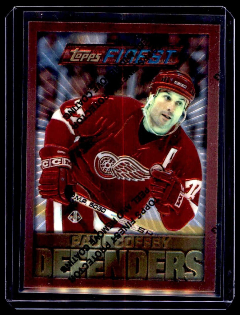 1995-96 Topps Finest Sterling Bronze Brian Leetch #115 Unpeeled