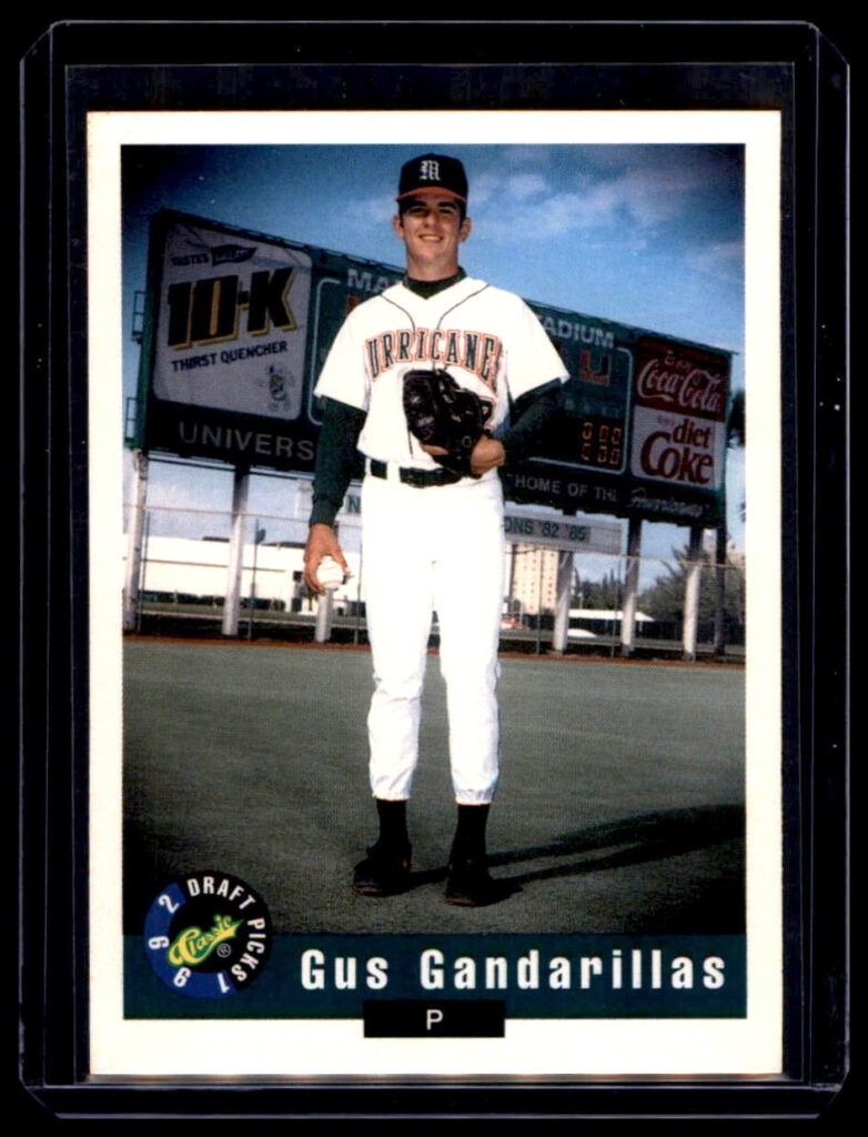 1992 Classic Draft Picks - Gus Gandarillas #118 (RC) Miami Hurricanes
