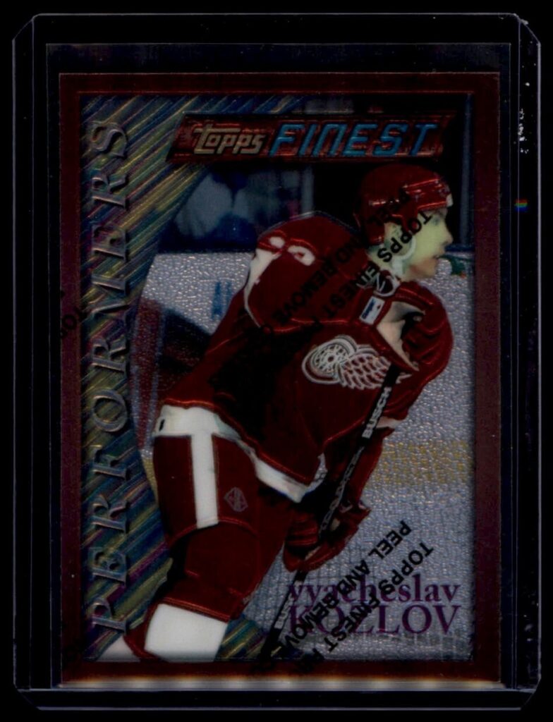 1995-96 Topps Finest #83 Vyacheslav Kozlov Detroit Red Wings