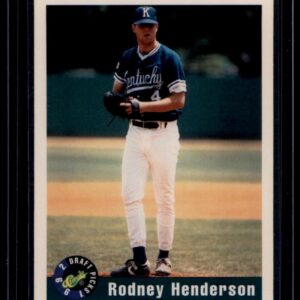 1992 Classic Draft Picks #76 Rodney Henderson Montreal Expos