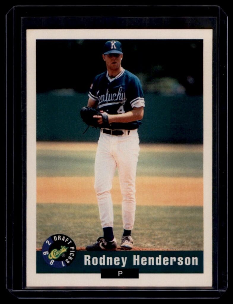 1992 Classic Draft Picks #76 Rodney Henderson Montreal Expos