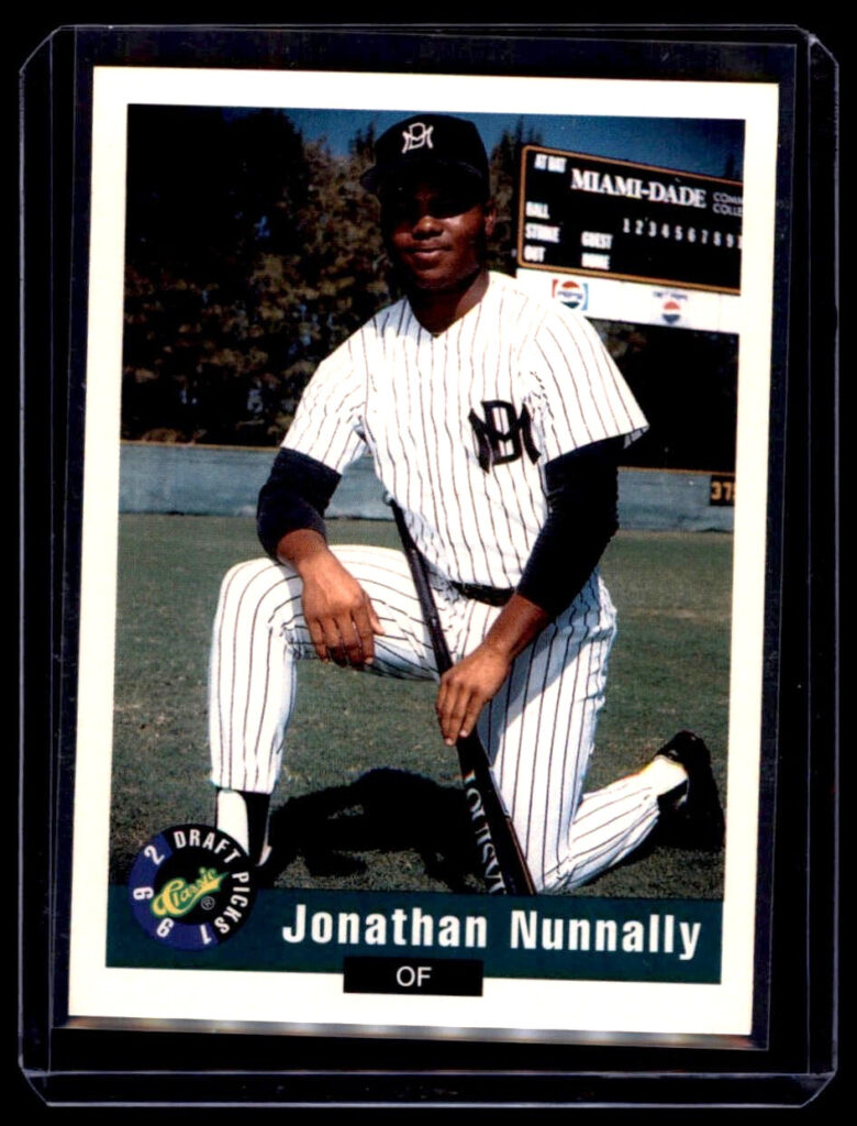 1992 Classic Draft Picks #51 Jonathan Nunnally