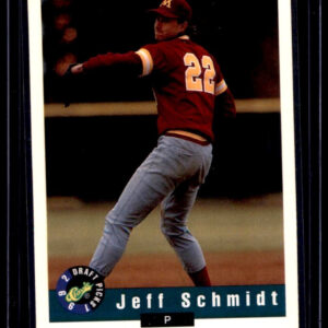 1992 Classic Draft Picks #21 Jeff Schmidt