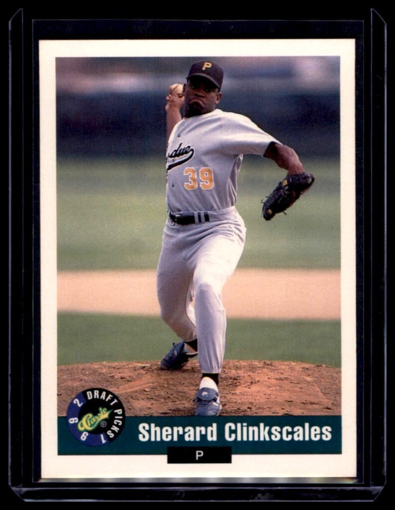 1992 Classic Draft Picks Sherard Clinkscales #22 Kansas City Royals