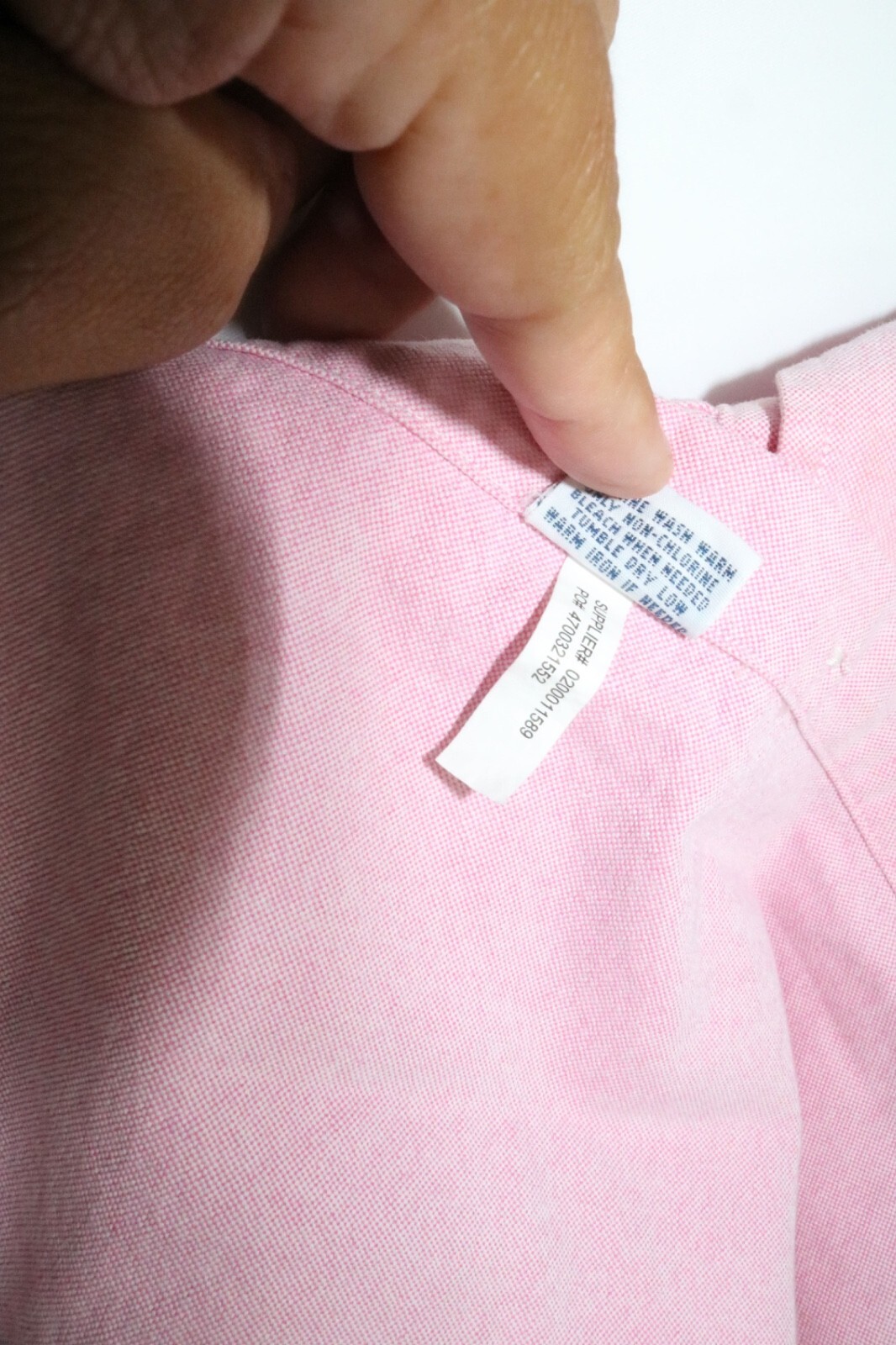 Ralph Lauren Shirt Mens Small Pink Custom Fit Long Sleeve Button Down Casual - Image 8