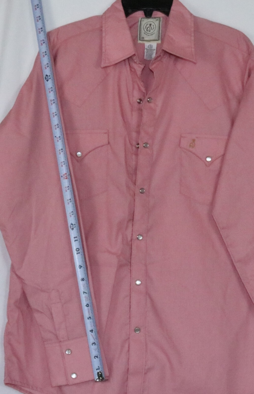 Espuela De Oro Cowboy Western Boot Pearl Snap Button Shirt Mens Large - Image 2