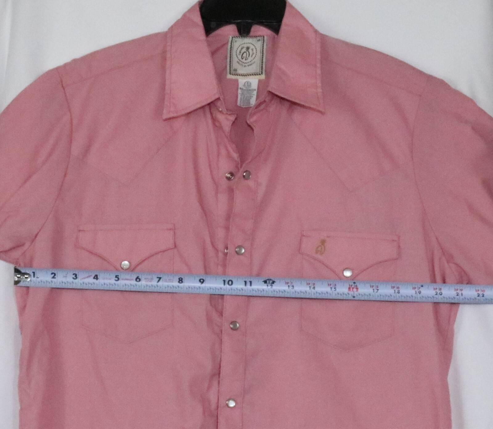 Espuela De Oro Cowboy Western Boot Pearl Snap Button Shirt Mens Large - Image 3