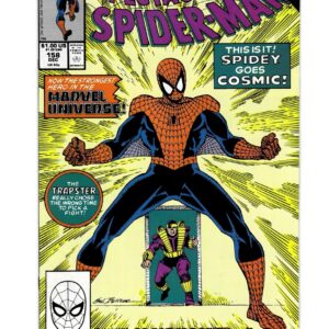 Spectacular Spider-Man #158 Dec 1989 1st App Cosmic Powers Spider-Man Marvel NM