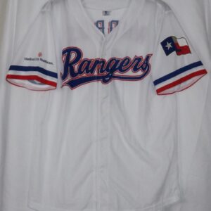 Texas Rangers Medical City Healthcare Andrus Promotional Jersey Size Adult M