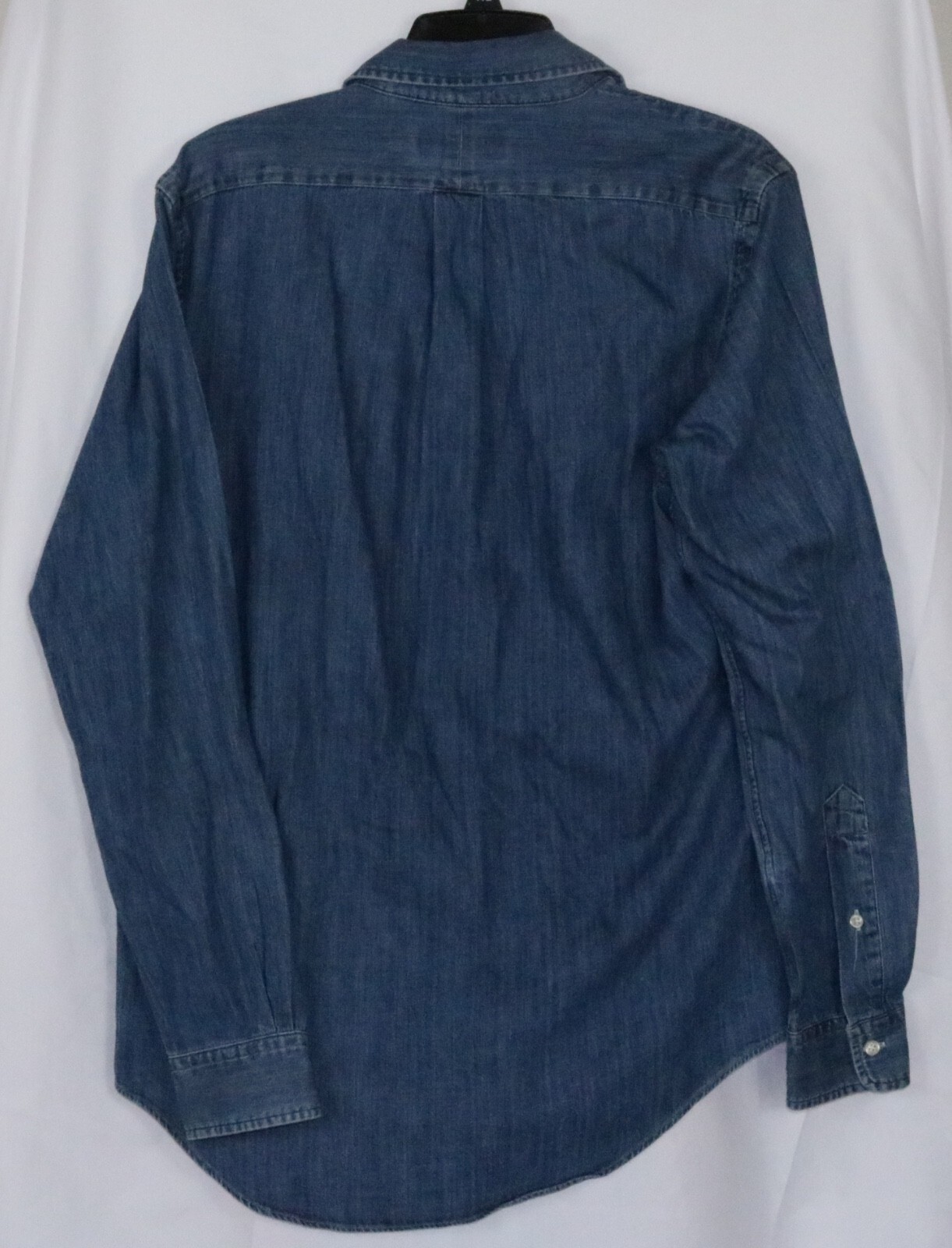 Vintage Polo Ralph Lauren Denim Button Down Shirt Size SP Blue Classic Fit - Image 4