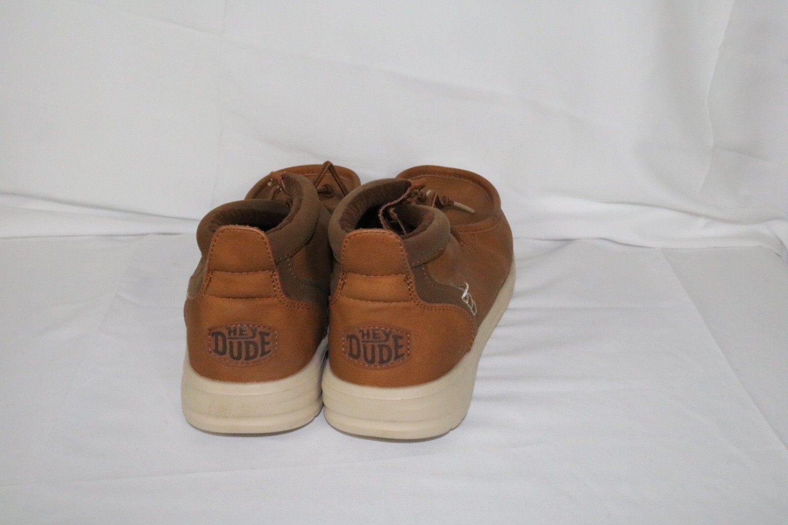 Hey Dude Wally Mid GripR Classic Mens 8 Brown Cognac Casual Comfort - Image 2