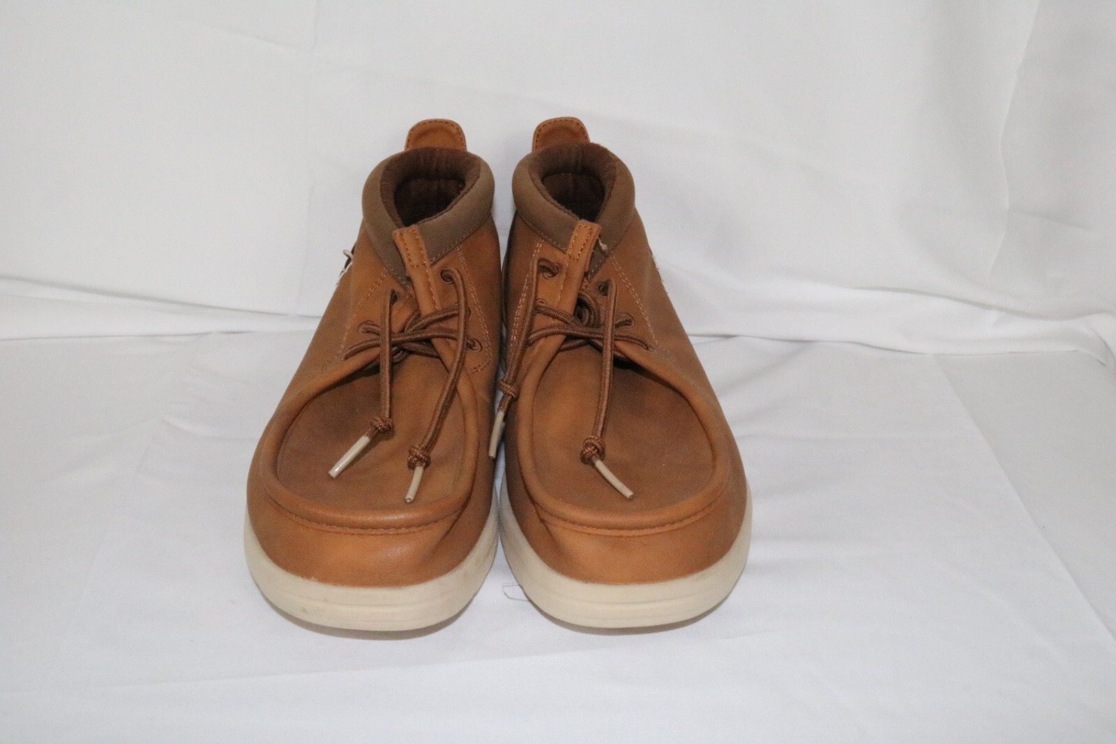 Hey Dude Wally Mid GripR Classic Mens 8 Brown Cognac Casual Comfort - Image 4