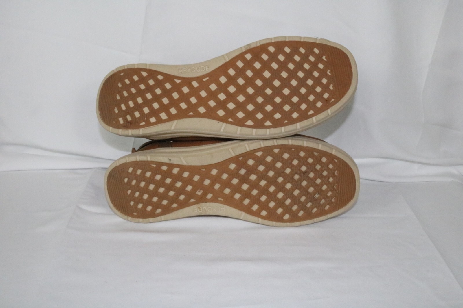 Hey Dude Wally Mid GripR Classic Mens 8 Brown Cognac Casual Comfort - Image 6