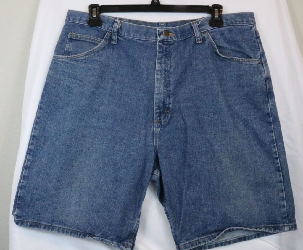 WRANGLER Shorts Size 40 Men’s Blue Jean Denim Relaxed Fit Cotton Rugged 606W1DH
