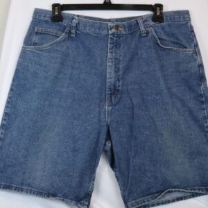 WRANGLER Shorts Size 40 Men’s Blue Jean Denim Relaxed Fit Cotton Rugged 606W1DH