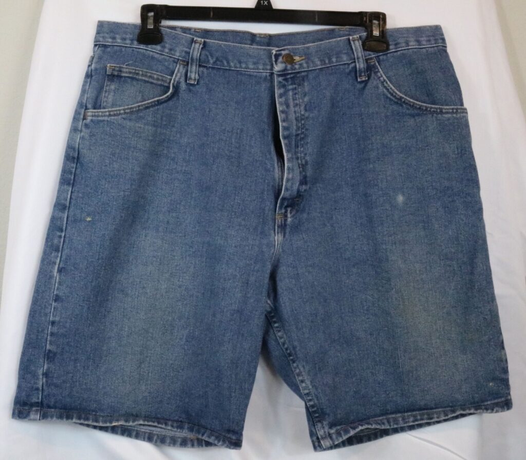 WRANGLER Shorts Size 40 Men’s Blue Jean Denim Relaxed Fit Cotton Rugged 606W1DH