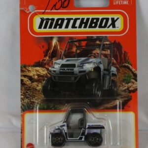 2024 Matchbox White Polaris Ranger XP 7/100 Off Road 1:64 Model