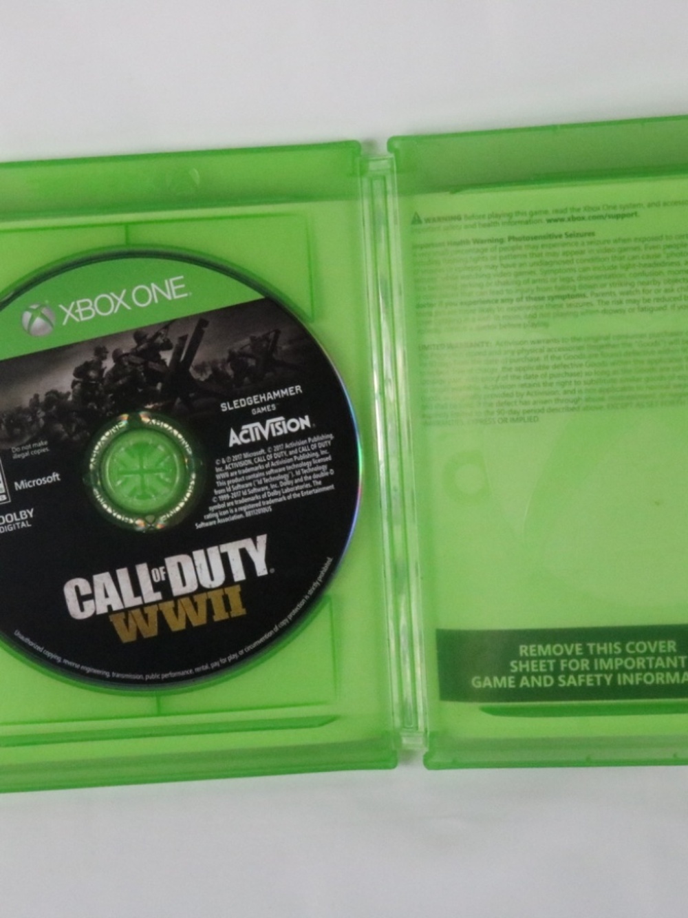 Call of Duty WWII World War 2 (Microsoft Xbox One, 2017) - Image 2