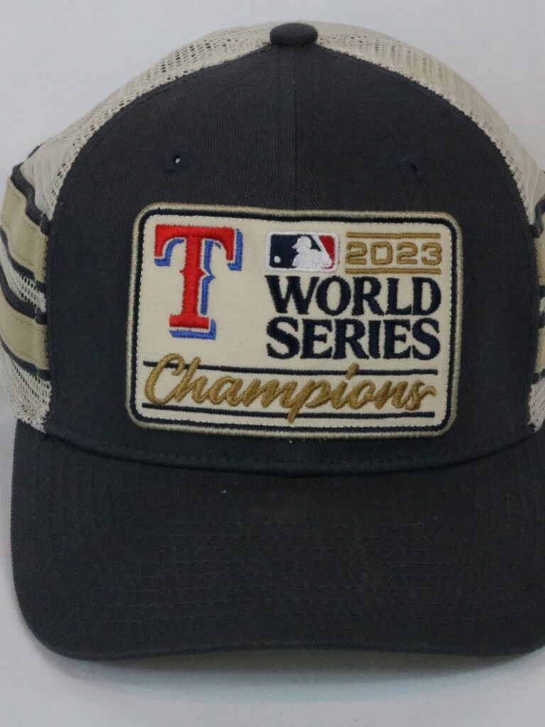 47 Brand Texas Rangers 2023 World Series Champion Trucker Hat Cap Adjustable