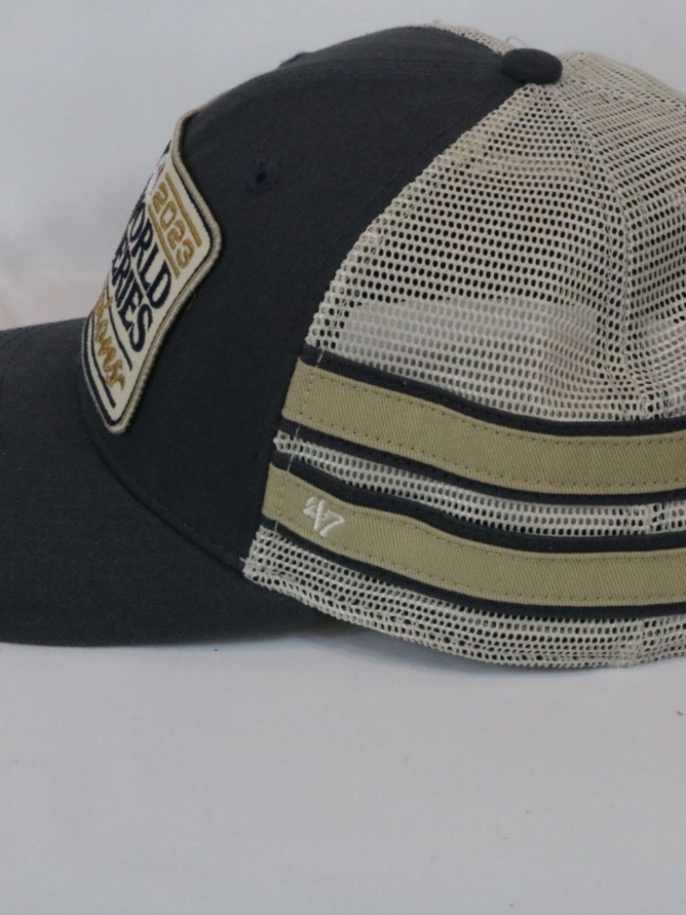 47 Brand Texas Rangers 2023 World Series Champion Trucker Hat Cap Adjustable - Image 2