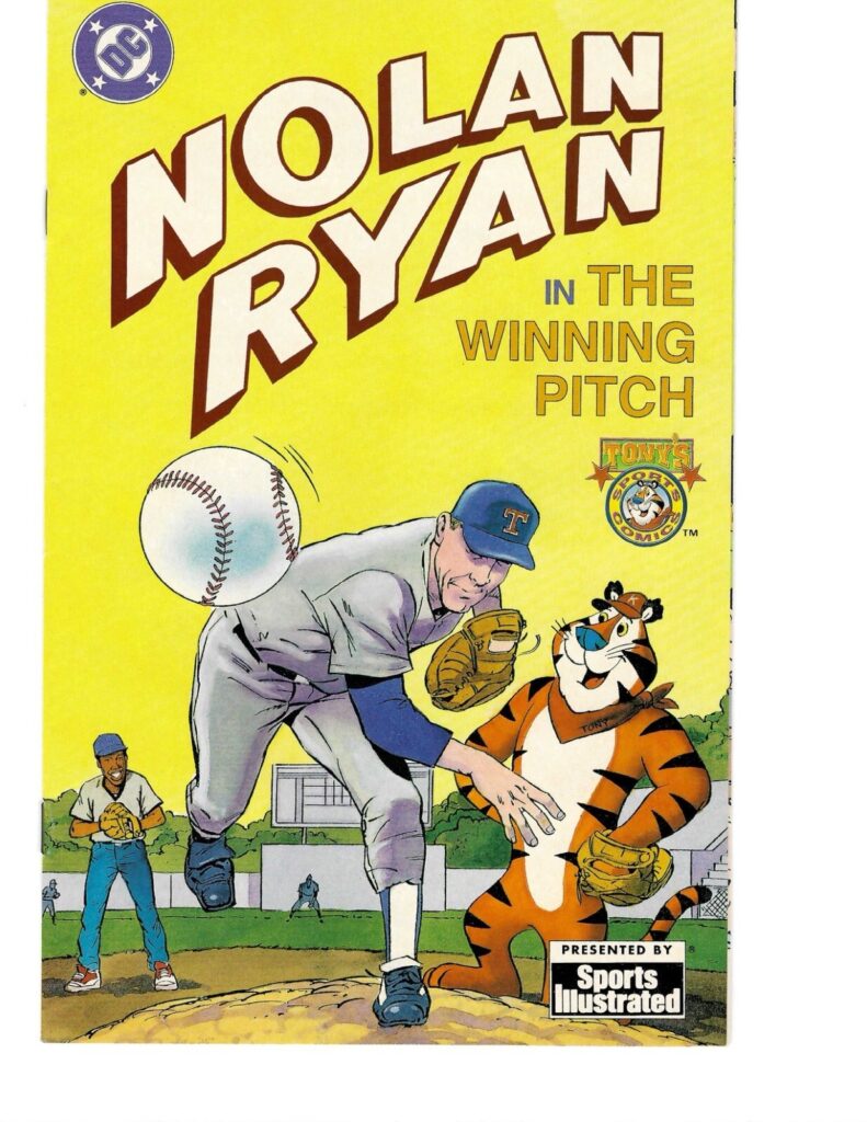 1992 Nolan Ryan In "The Winning Pitch" Comic Book DC Comics/Sports Illustrated