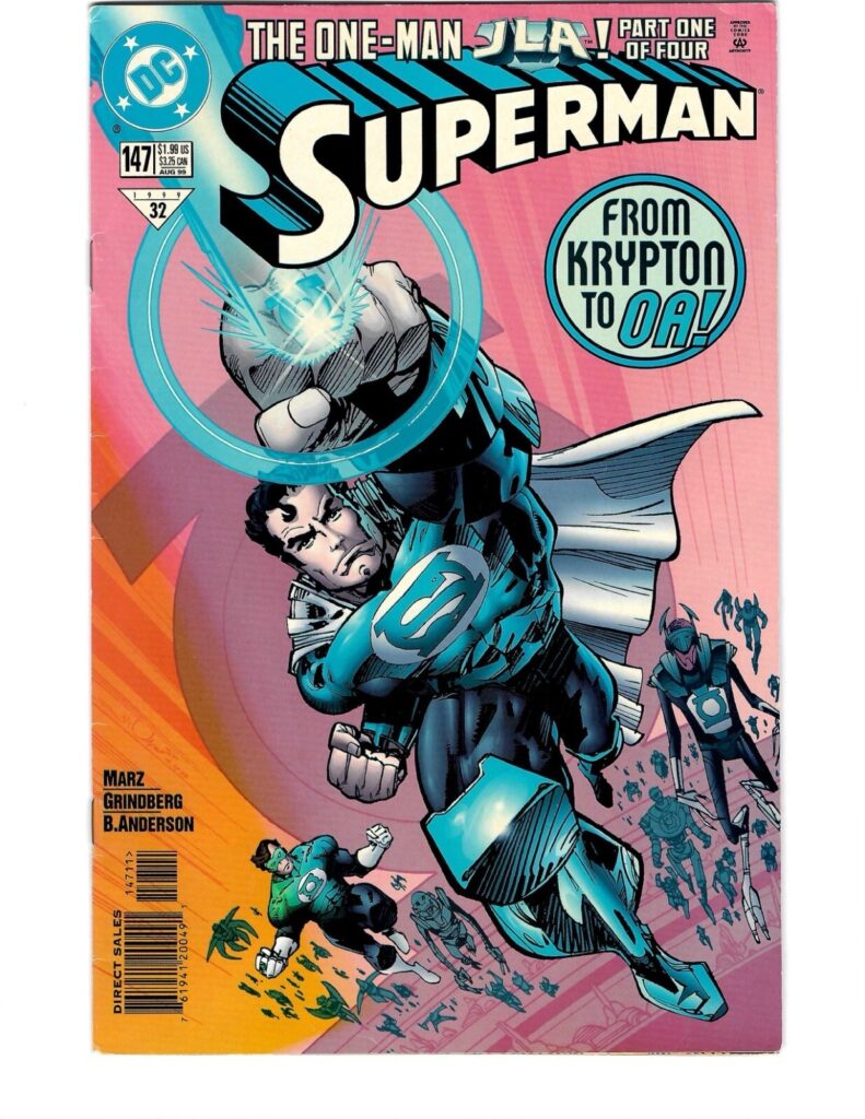 Superman #147 Vol. 2 1999 DC Comics Marz Grindberg B. Anderson