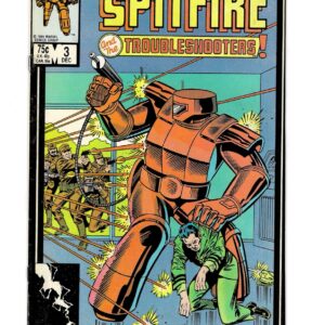 Spitfire and the Troubleshooters #3 (1986) Marvel Comics 1st Print Comic Book