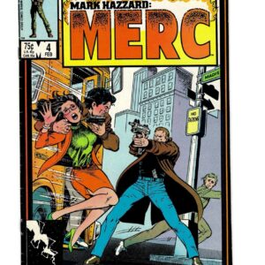 Marvel New Universe Mark Hazzard: Merc #4 comic book 1987 Kupperberg art & cover
