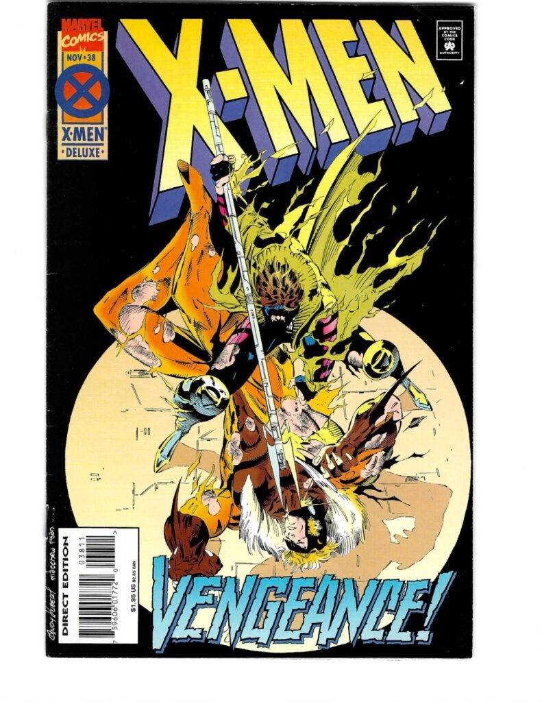 X-Men #38 Vengeance! 1994 Marvel Comics Direct Edition Comic Book VG