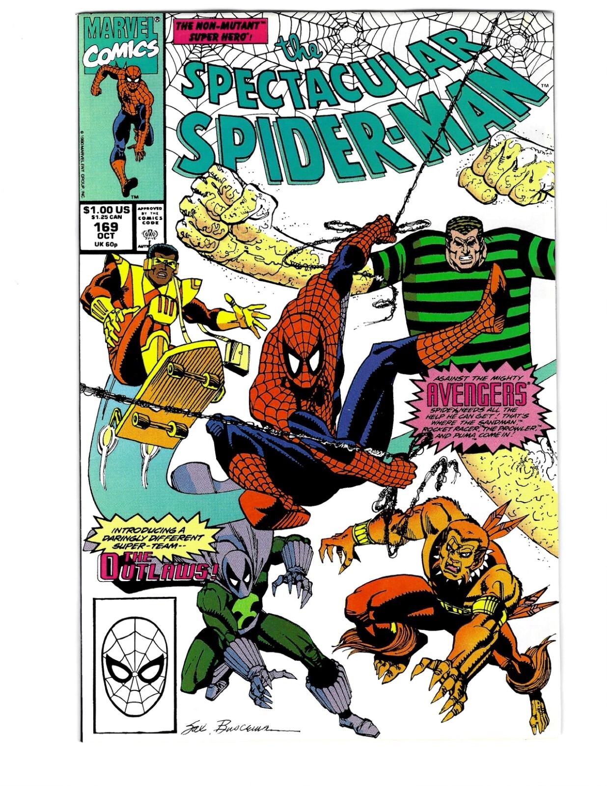 The Spectacular Spider-Man #169 Oct 1990 Marvel Comics NM