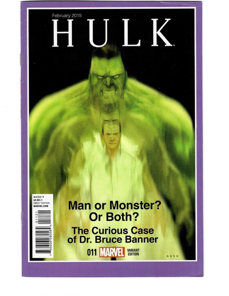 1 Rare HTF Hulk 11 MX Phil Noto 2015 Vol.3 Foreign Variant Avengers Monster Man