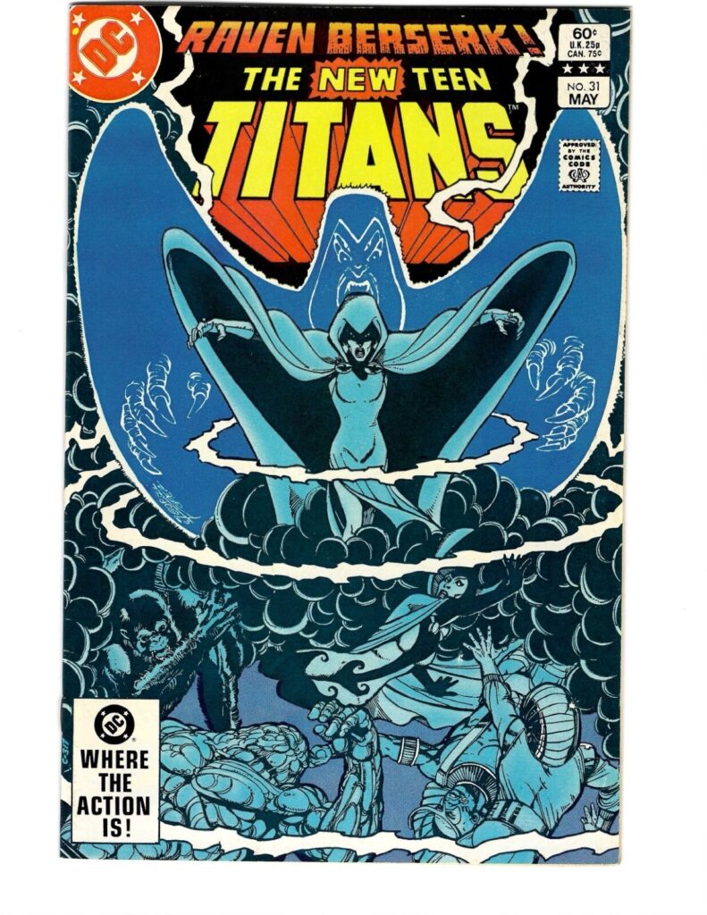 RARE Vintage 1983 DC Comics The New Teen Titans #31 Iconic Raven Cover! 80's B2