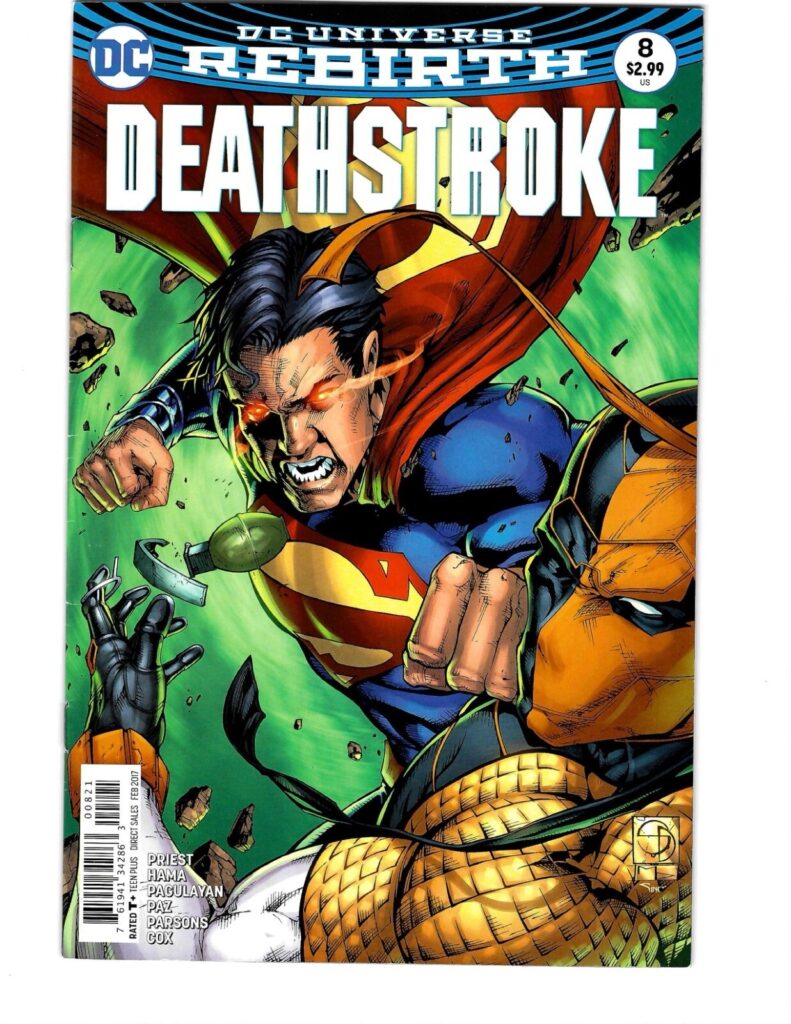 Deathstroke (2017) #8 DC Comics Rebirth Larry Hama New Teen Titans VG