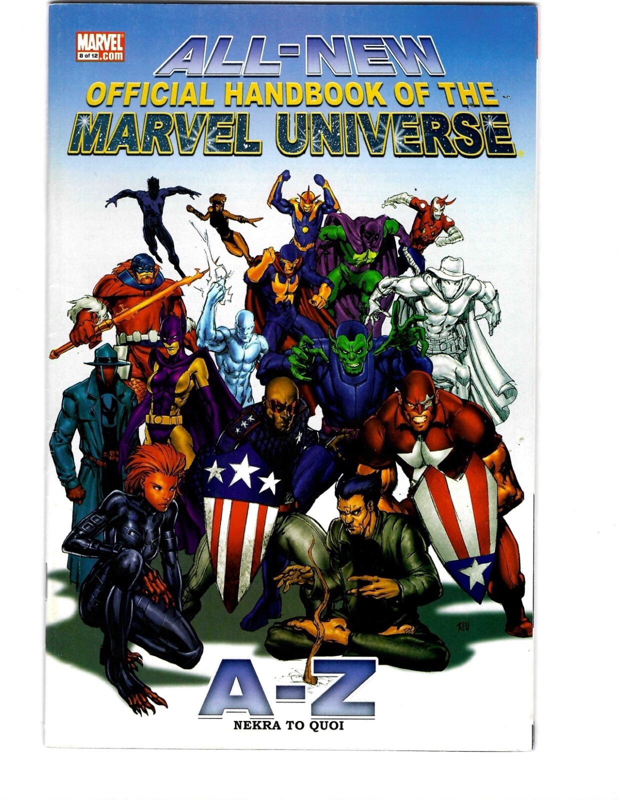 All New Official Handbook of the Marvel Universe A-Z 8 Comics Onslaught 2006